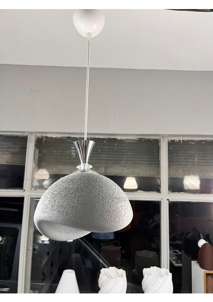 3D Iskandinav Tarz Salon Oturma Odası Beton Avize(Plastik) fiyatları