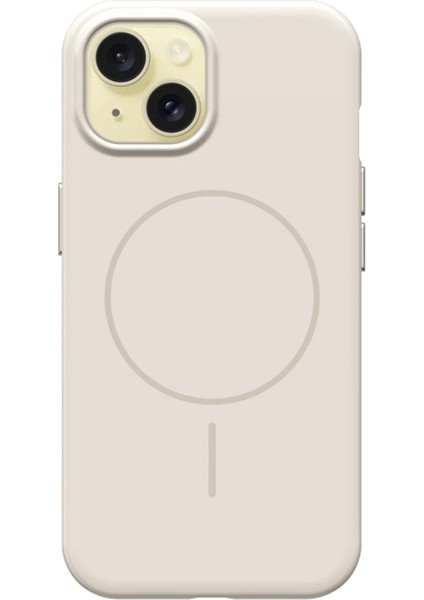 iPhone 15 HBC-300 Beat Magsafe Kılıf - Beyaz