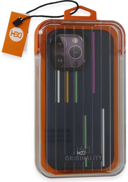 iPhone 14 Pro Max Kılıf HBC-221 Roma Kapak - Lacivert fiyatları