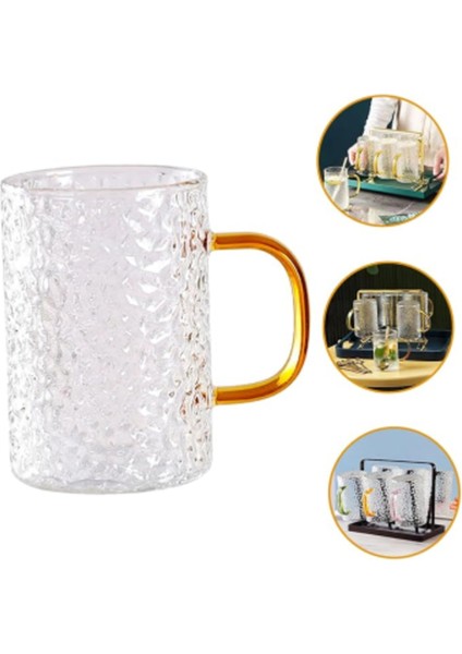 Vitray Desenli Gold Saplı Cam Isıya Dayanıklı Kupa - Bardak modelleri