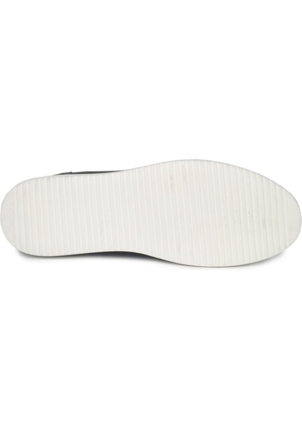 Siyah Deri Sneakers Erkek Ayakkabı fırsatları