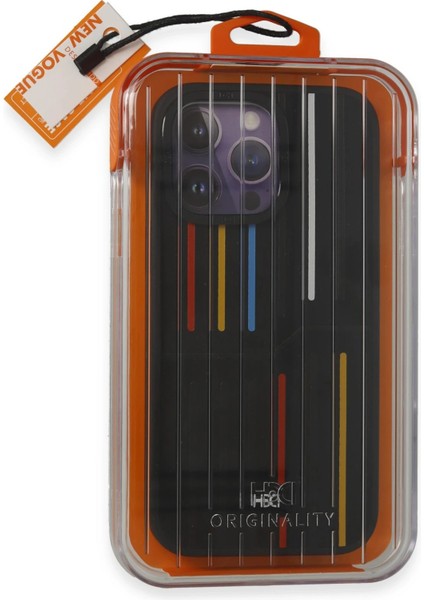 iPhone 15 Pro Max Kılıf HBC-221 Roma Kapak - Siyah fiyatları