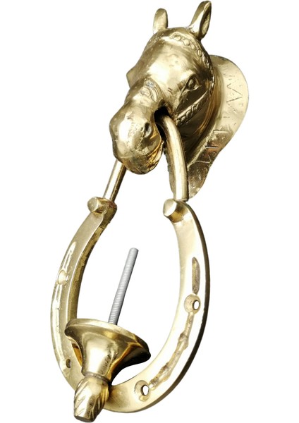 Pirinç Döküm At Başlı Kapı Tokmağı Kap?