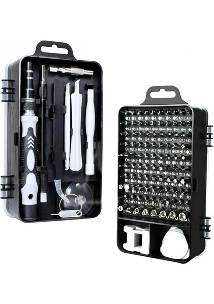 Hassas Tornavida Seti Bilgisayar Pc Telefon Onarım Aracı Seti Manyetik 115 In 1 Tornavida Seti (4887)