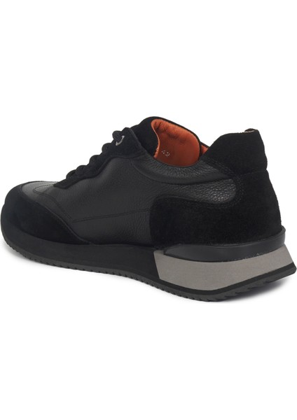 Siyah Deri Sneakers Erkek Ayakkabı fiyatları