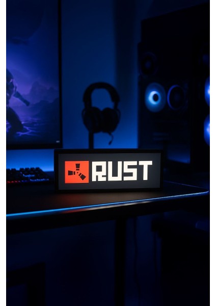 Rust Tasarımlı Gece Lambası Dekoratif Aydınlatma fiyatları