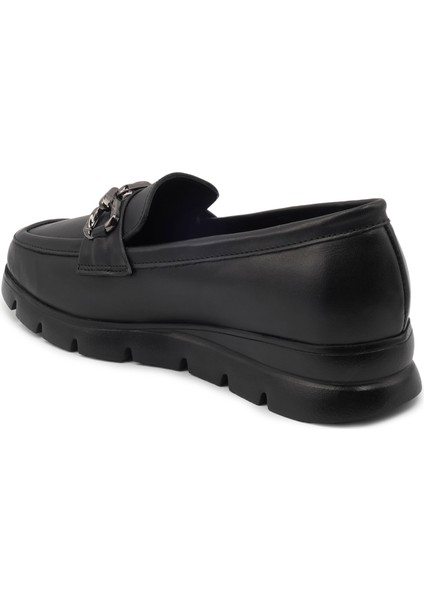 Siyah Deri Casual Kadın Ayakkabı fiyatları