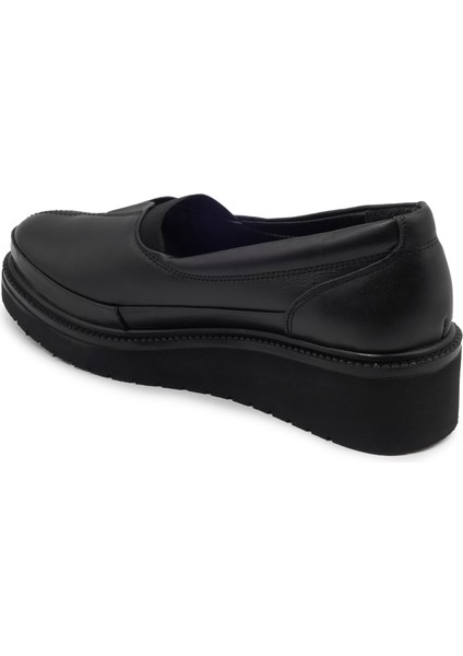 Siyah Deri Casual Kadın Ayakkabı fiyatları