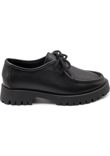 Siyah Deri Loafer Kadın Ayakkabı modelleri