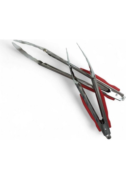 2'li 28-21.5cm Paslanmaz Çelik Maşa Seti