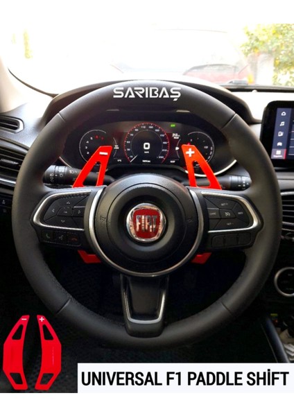 Universal Direksiyon F1 Kulakçık Paddle Shift - Kırmızı