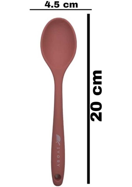 Ivory Silikon Kaşık (20CM) Toz Pembe modelleri