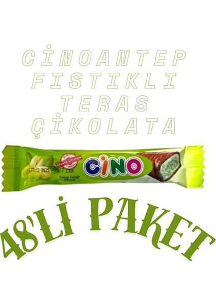 Antep Fıstıklı Meyve Barı Kutu 48’li – Tekli Paket Atıştırmalık, Pratik Enerji