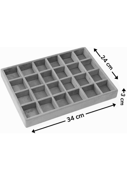 Ahşap Baby Face Kumaş Çekmece Düzenleyici 34X24X3 cm fırsatları