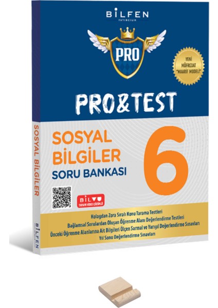 6. Sınıf Pro&test Sosyal Bilgiler Soru Bankası + Telefon Standı