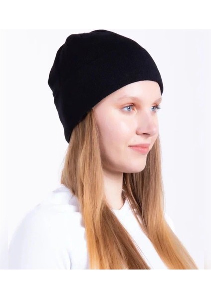 Oıl Company Buğz Unisex Siyah Polar Katmanlı Rüzgar Geçirmez Balıkçı Kayakçı Kışlık Bere fırsatları