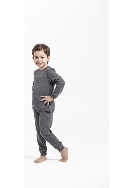 Oıl Company Buğz Unisex Antrasit Termal Çocuk Içlik Takım modelleri