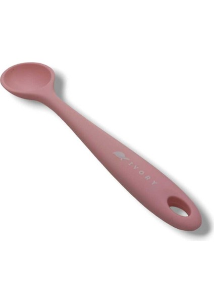 Ivory Silikon Yemek Kaşığı Pembe (27,5 Cm) 1 Adet indirimleri