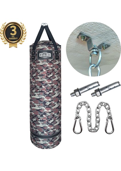Polystar 120 x 35 cm Boks Kum Torbası Kamuflaj