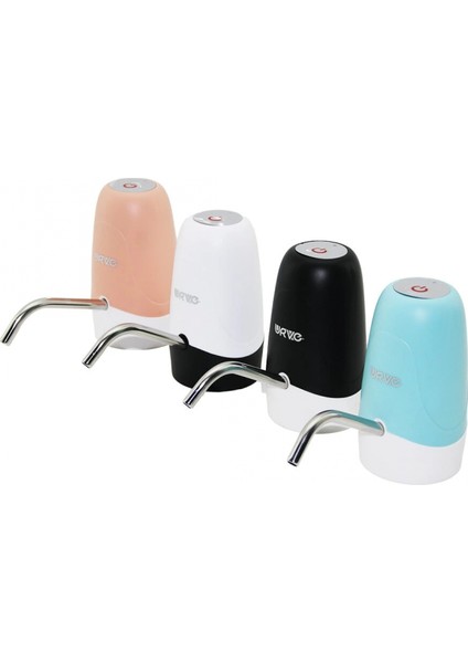 USB Şarjlı - Otomatik Damacana Su Pompası Şarj Göstergeli - Dokunmatik Düğme 5W-5V (4887)