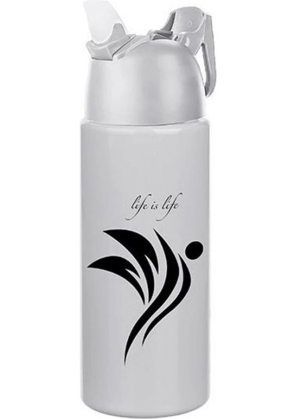 Kilitlenebilen Matara Güvenlikli Suluk Sporcu Matarası Spor Su Şişesi Içecek Şişesi 700ML (4887) modelleri