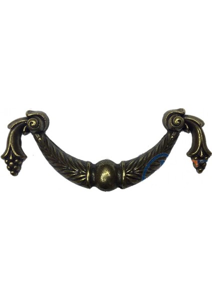 Dekoratif Zamak Üzümlü Kulp - 64MM, Antik, 100 Adet