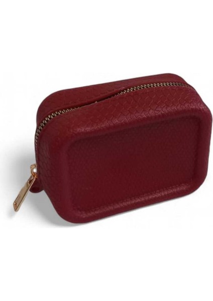 Silikon Aromatik Kokulu Mini Çanta Bordo