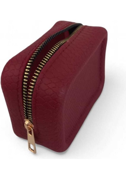 Silikon Aromatik Kokulu Mini Çanta Bordo