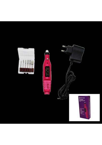 7 Uçlu Elektrikli Manikür Pedikür Seti 2000-300RPM Hız (4887)