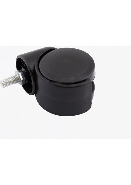 4 Adet Dönerli Koltuk Tekeri M8 Civatalı Siyah Renk Dayanıklı Plastik Mobilya Sandalye Ofis Tekerlek indirimleri