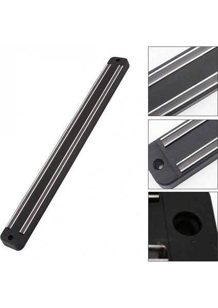 Mıknatıslı Paslanmaz Duvar Bıçak Askısı Standı 33 cm Aparat (4887) fırsatları