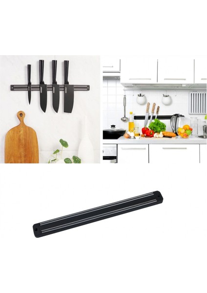 Mıknatıslı Paslanmaz Duvar Bıçak Askısı Standı 33 cm Aparat (4887) indirimleri