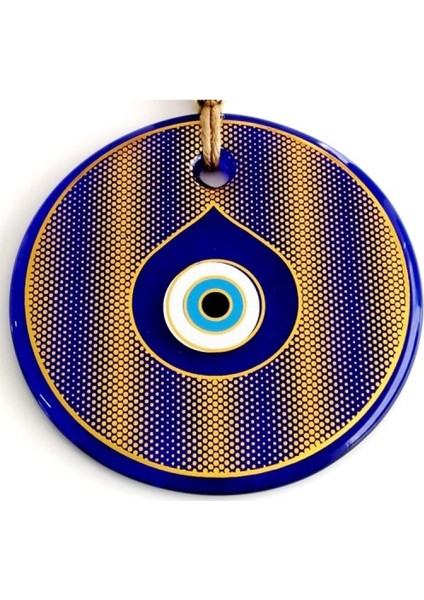 Altın Sarısı Yaldızlı Damla Göz Modelli Cam Duvar Süsü fiyatları