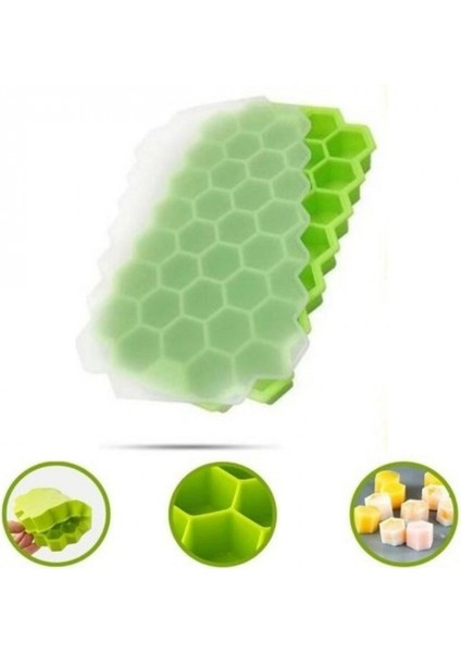 37 Bölmeli Slikon Petek Şeklinde Buz Kalıbı (4887) fiyatları