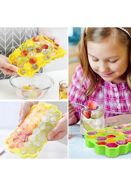 37 Bölmeli Slikon Petek Şeklinde Buz Kalıbı (4887) modelleri