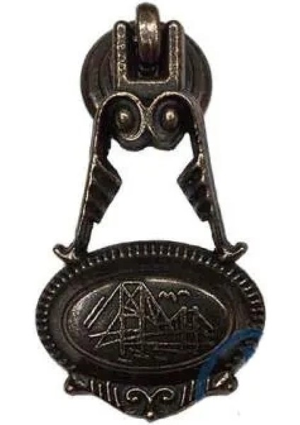 Dekoratif Zamak Sarkaç Küçük Kulp - 30X63MM, Eskitme, 1 Adet