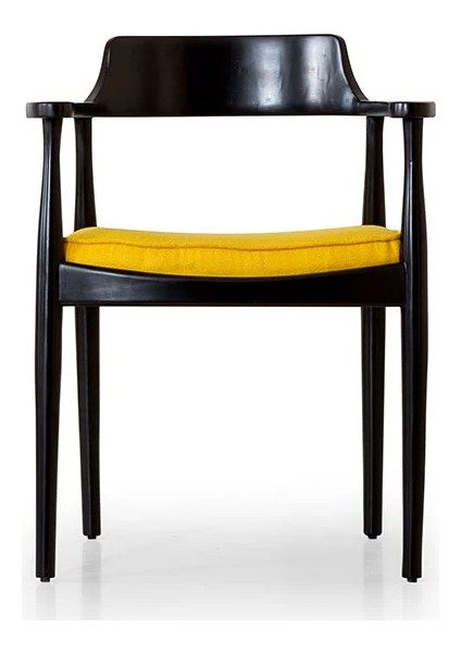 Ahşap Kollu Modern Sandalye