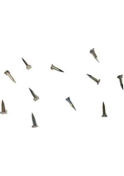 Klips, Menteşe, Ayağı Çivisi 7mm Çelik - Nikel 10GR