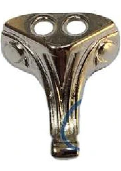 Moda Taşlı Ahşap, Mdf, Sunta Sandık Ayağı, Kutu Ayak 1,5 cm - Nikel