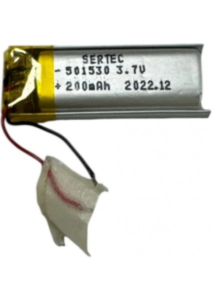 501530 3.7V 200MAH Li-Polymer Pil DEVRELI/1.5A