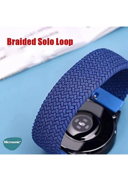 Gtr 2 Sport 47MM Kordon, (Medium Size, 155MM) Braided Solo ( Gtr 2 Sport ile Uyumlu Kordon, Akıllı Saat Kayışı) modelleri