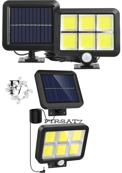 Güneş Enerjili Panelli 120 Cop LED 5 Metre Bahçe Aydınlatma Iç ve Dış Mekan Solar Su Geçirmez LED indirimleri