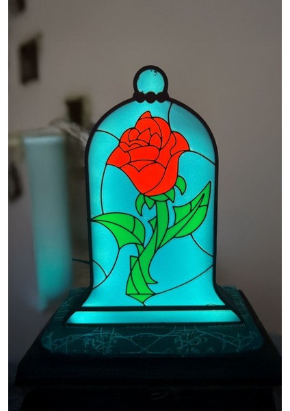 Güzel ve Çirkin Tasarımlı Tasarımlı Gece Lambası Dekoratif Aydınlatma