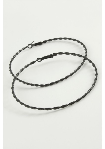 Burgulu Metal Halka Küpe 8-9-10 cm fırsatları