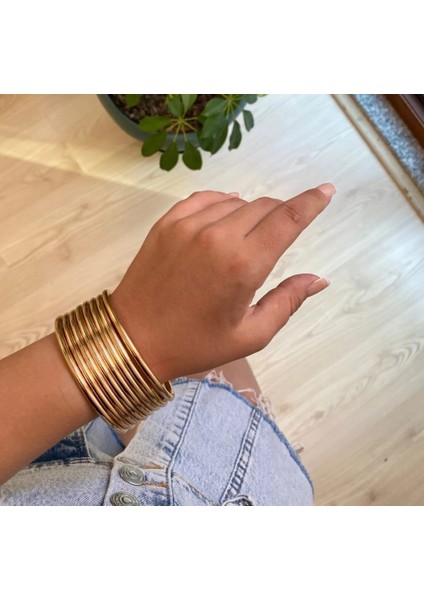 Ajda Model Gold Renk Bilezik fiyatları