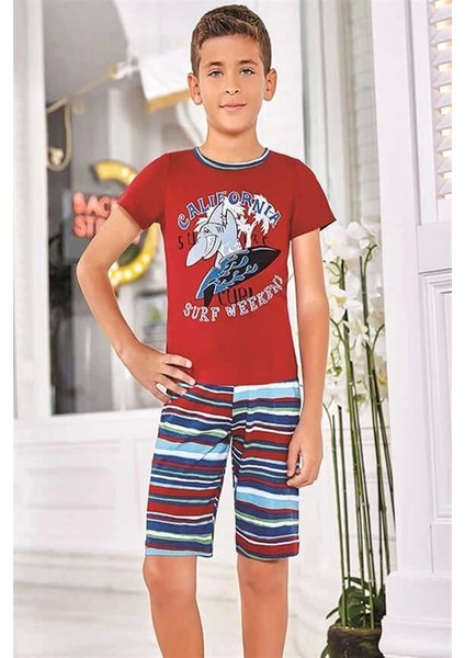 Erkek Çocuk Kaprili Takımı %100 Pamuklu 5331