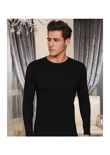 Berrak Erkek Likralı Süprem Uzun Kol Bisiklet Yaka Badi 1025