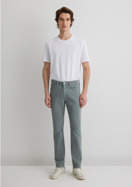 Martin Gölge Gri Comfort Gabardin Pantolon 0037880922