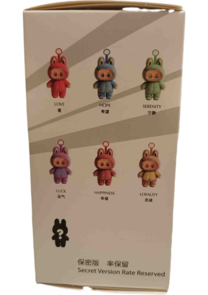 2 li Labubu The Monsters Peluş Anahtarlık modelleri