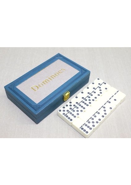 Deri Kutulu Domino Oyunu ALK4218 ( Lisinya )